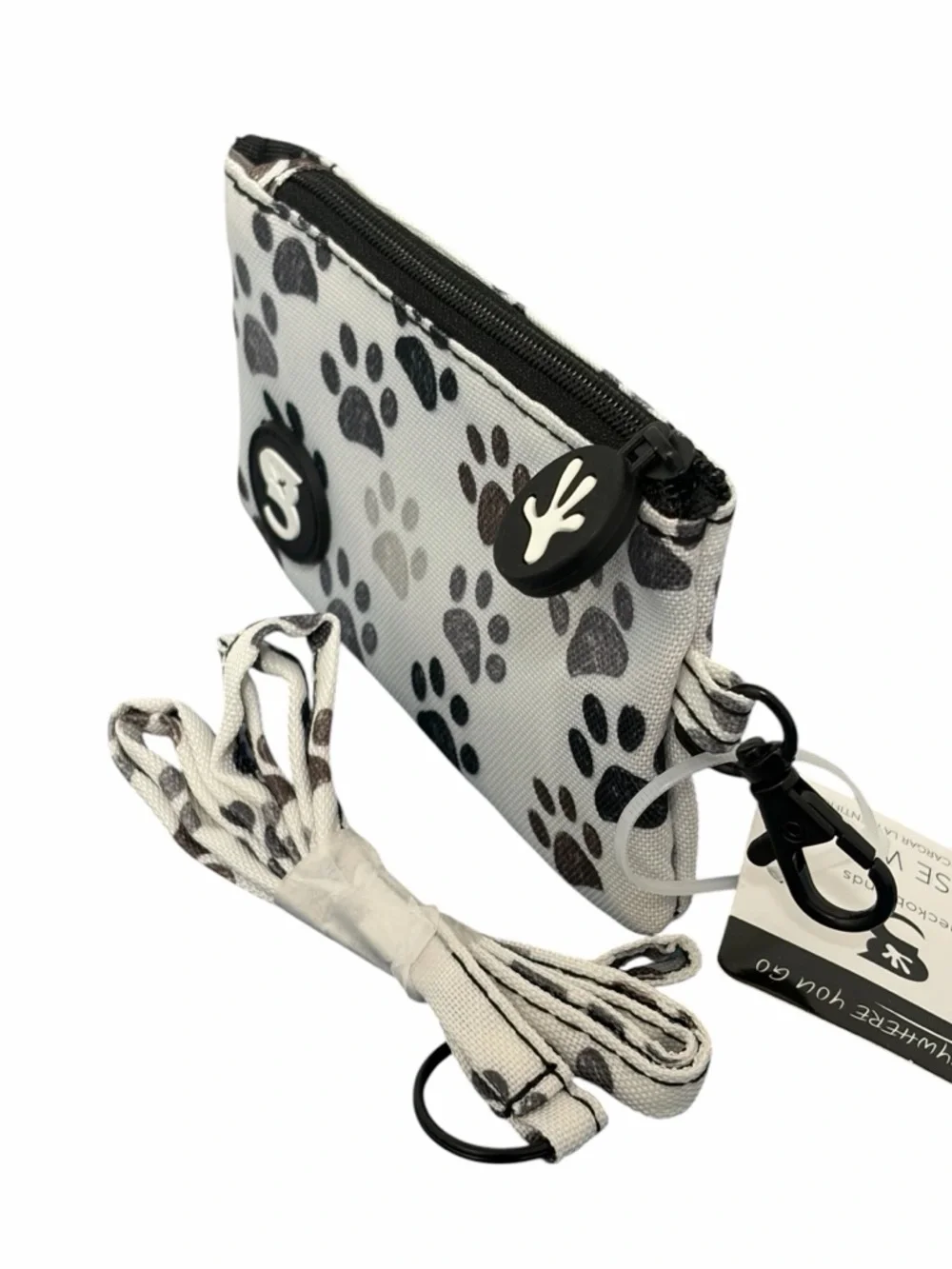 Pet Dog Cat Bundle of Small Collapsible Travel Bowl & ID/Card/Coin Purse - NWT